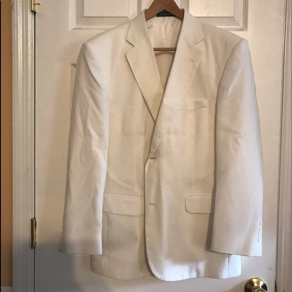 🔥🔥Men’s white suite jacket